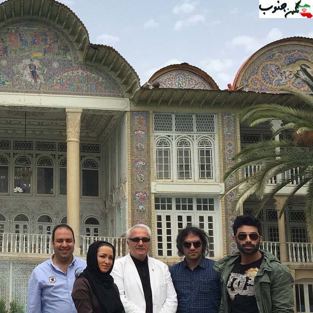  عکس جدید روناک یونسی و هنرمندان در باغ ارم شیراز